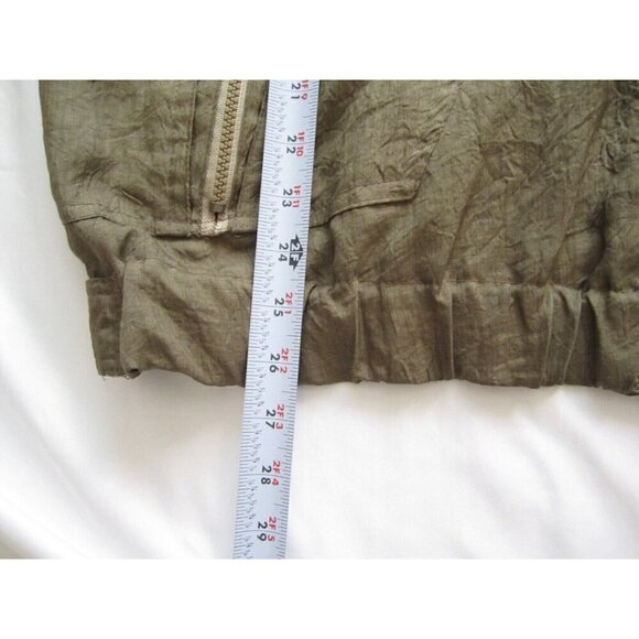 Vtg 1980's Women Gallery Polyester Shoulder Pad Jacket Sz L (Made in Korea WJ36 - Picture 3 of 11